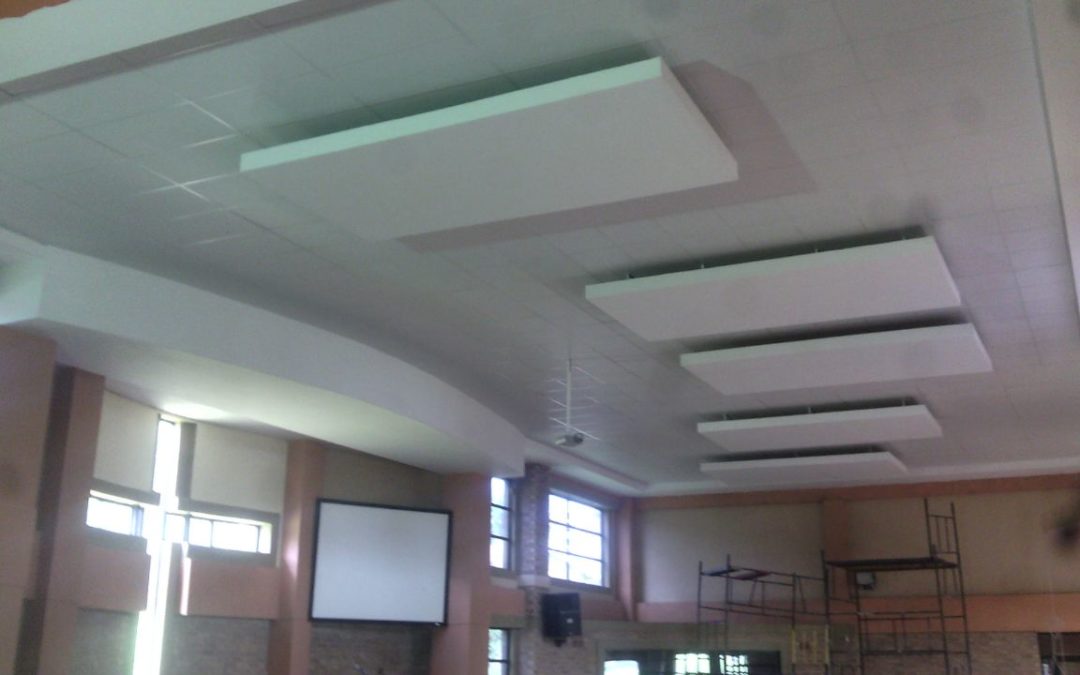 Suspended Ceilings & Bulkhead for Church