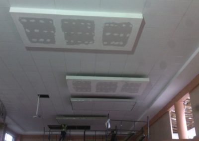 This is an image representing Suspended Ceilings & Bulkhead for Church
