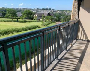 Choosing the right aluminium balustrades - Aluminium Balustrades installed on an apartment's balcony in Durban.