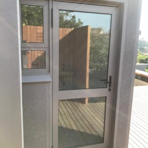 This is an image representing Aluminium Doors